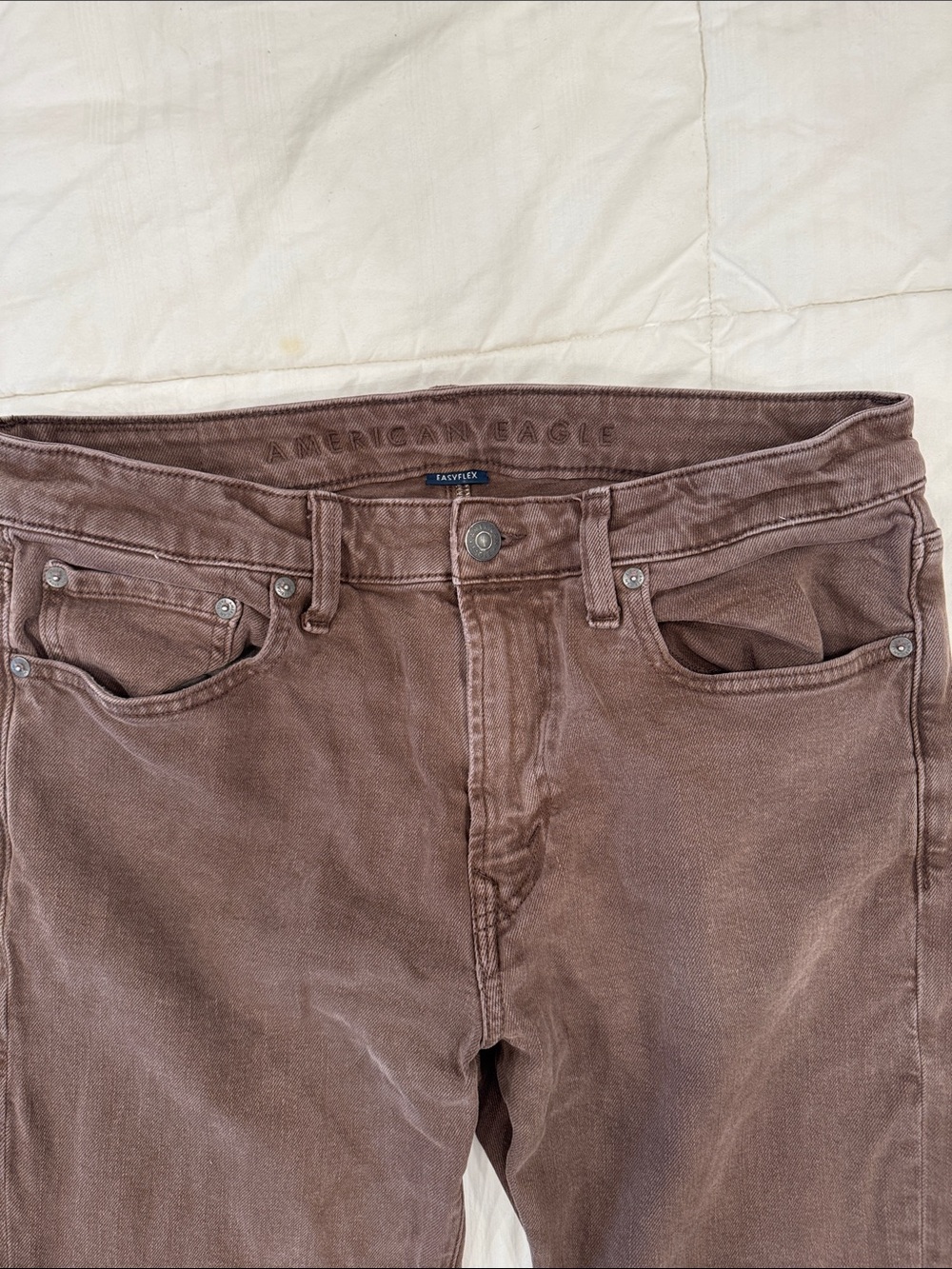 American Eagle Brown Straight Jeans